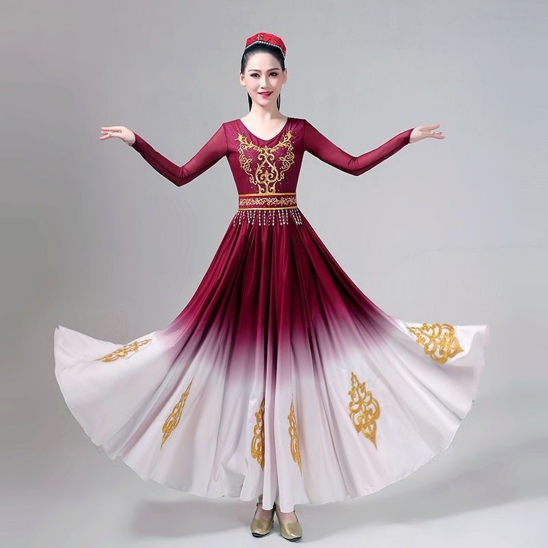 Ethnic Outfit - Costume de danse ouïghou pour femmes,