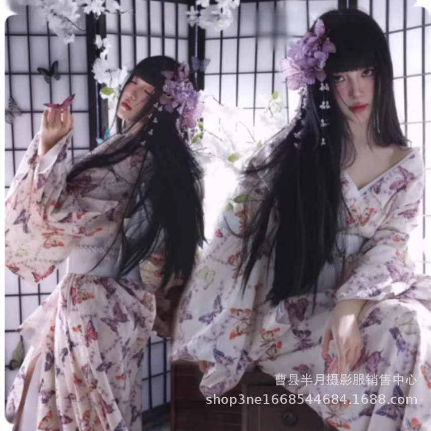 Ethnic Fashion Photography - Robe Yukata pour femme, vêtements de