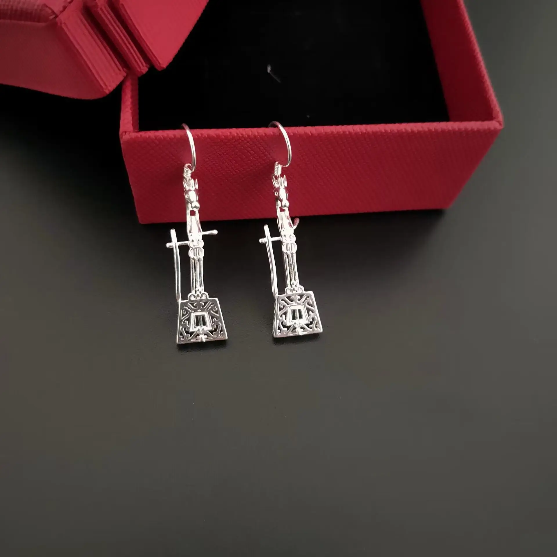 Ethnic Fashion Boutique - Boucles d'oreilles de style ethnique chinois,