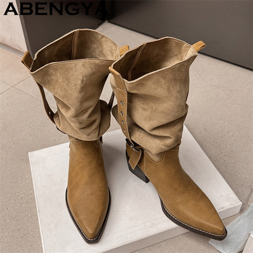 Nouvelles bottes de cow-boy we - Ethnic Fashion Week avis et prix