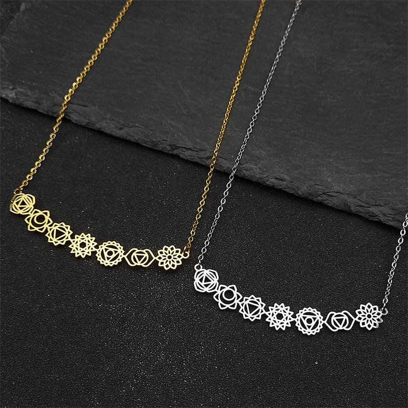 Collier pendentif Yoga 7 Chakr - Ethnic Day Fashion Show avis et prix