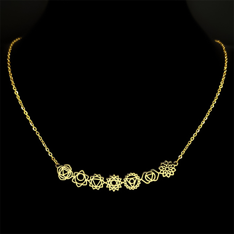 Collier pendentif Yoga 7 Chakr - Ethnic Day Fashion Show avis et prix