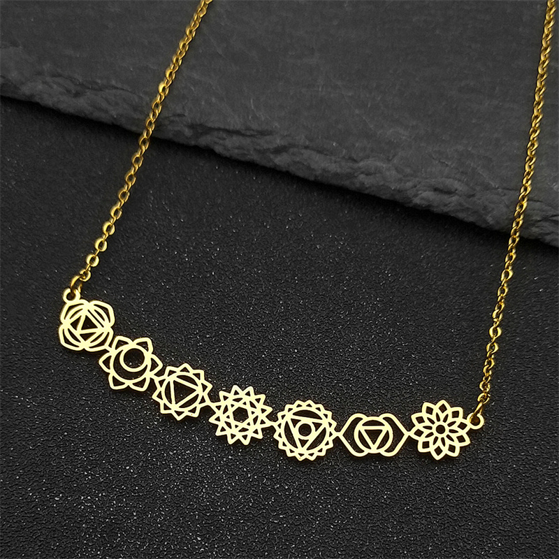 Collier pendentif Yoga 7 Chakr - Ethnic Day Fashion Show avis et prix