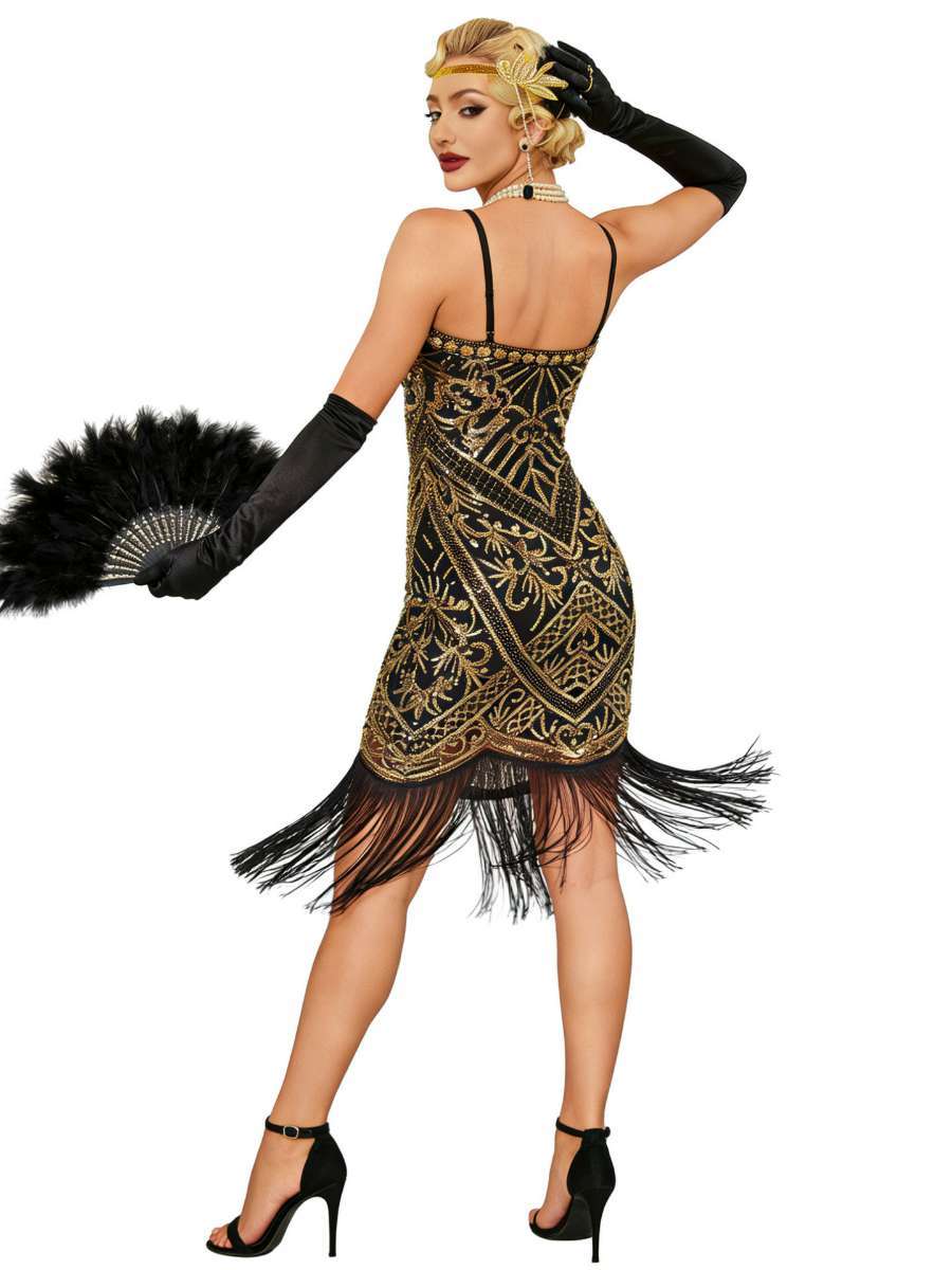 Robe de soirée rétro Gatsby, r - Ethnic Gown avis et prix