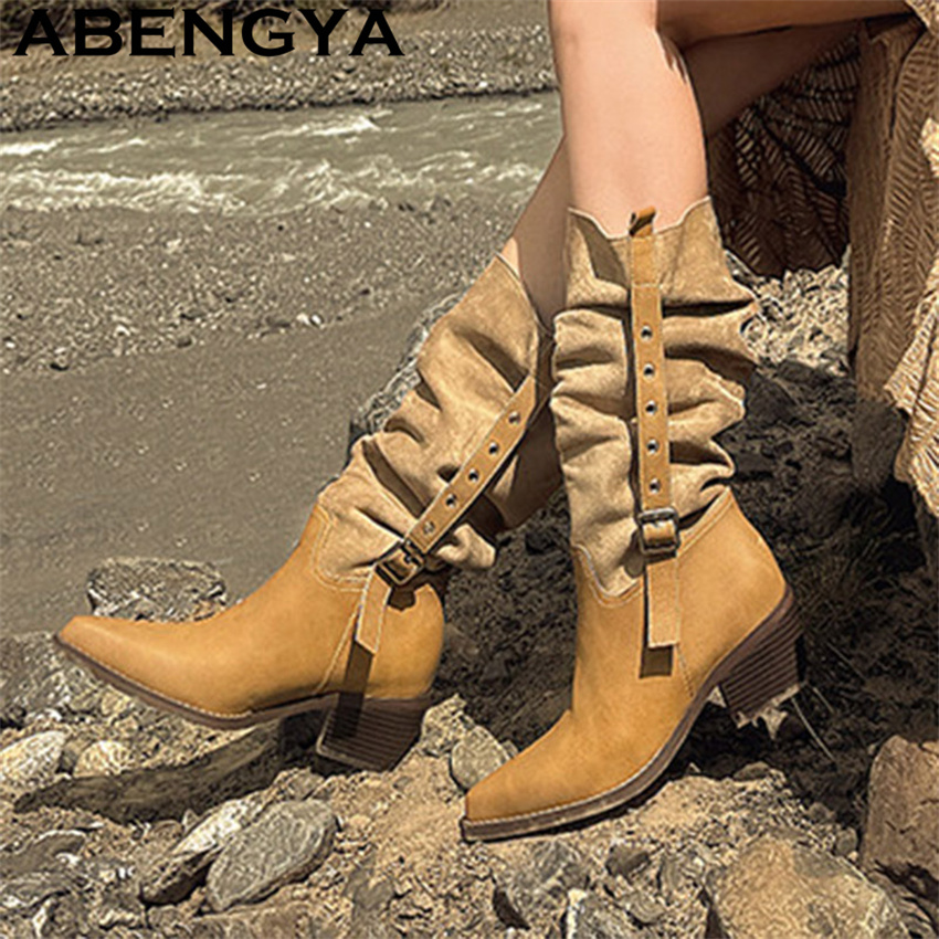 Nouvelles bottes de cow-boy we - Ethnic Fashion Week avis et prix
