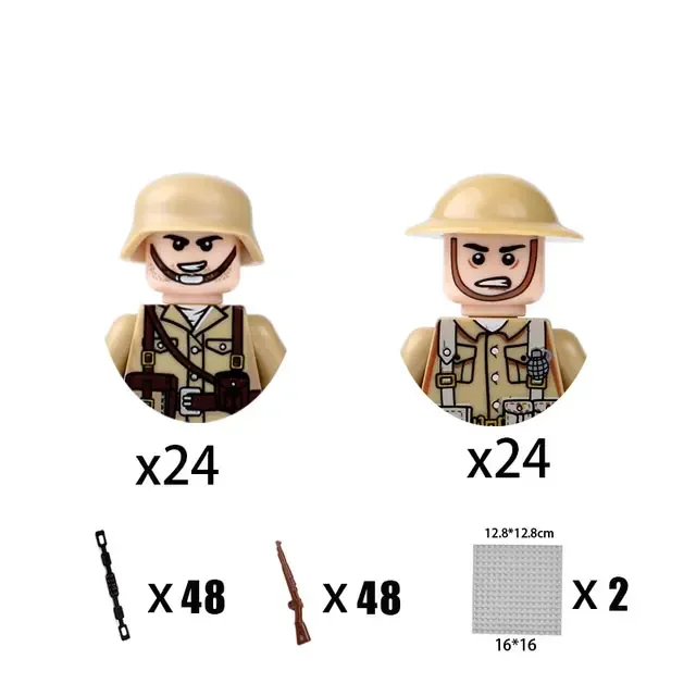 24 pièces de blocs de construc - Ethnic Fashion World avis et prix