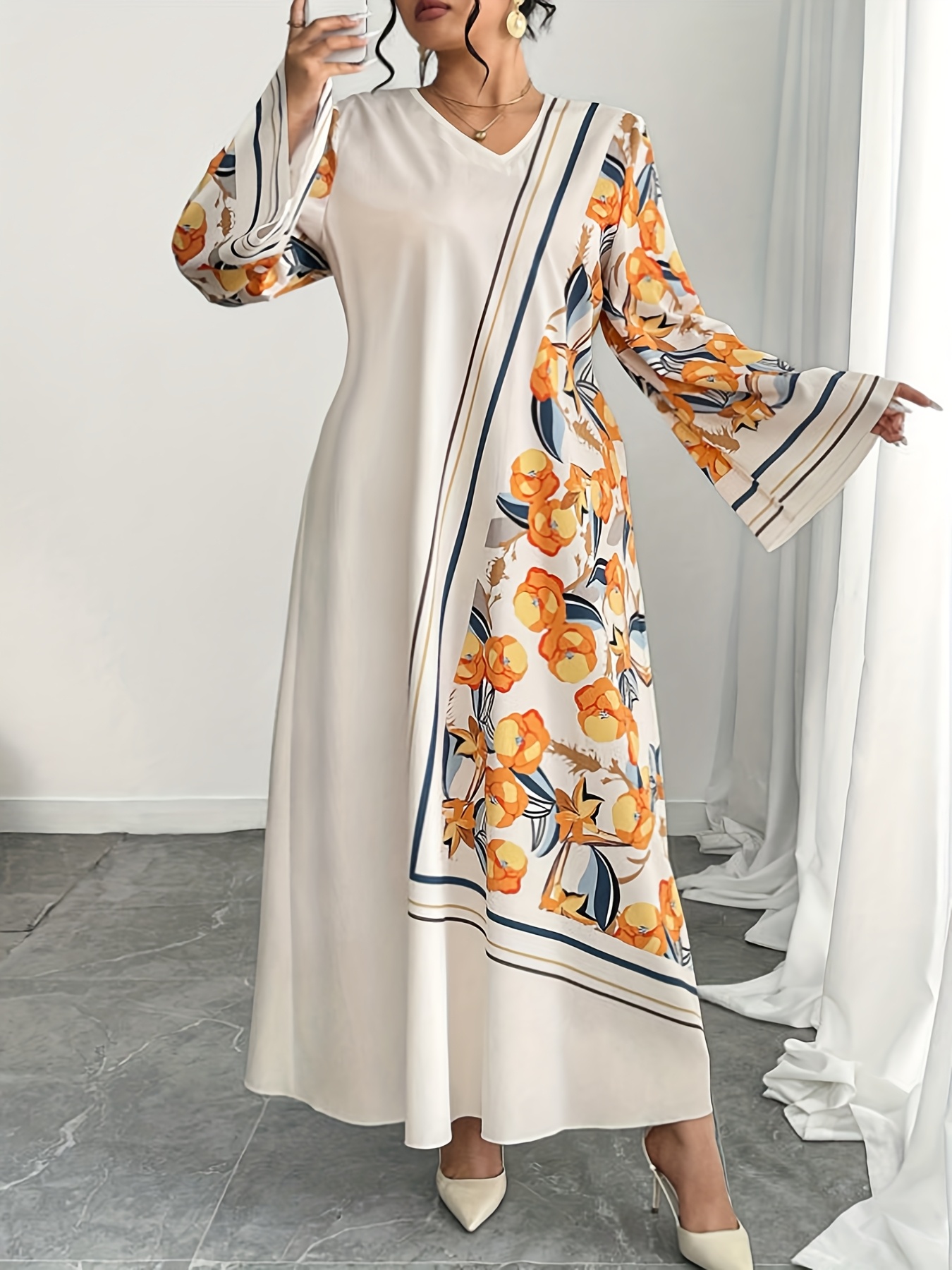 Robe longue pour femmes grande - Ethnic Gown avis et prix