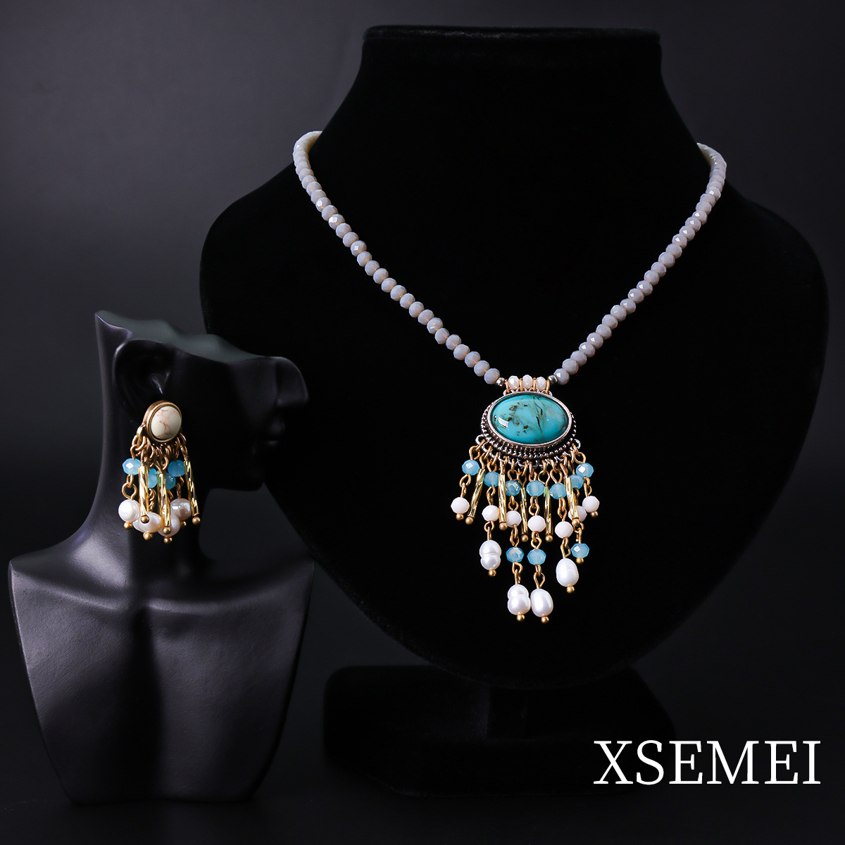 Bijoux de déclaration, chaîne  - Ethnic Fashion Photography avis et prix