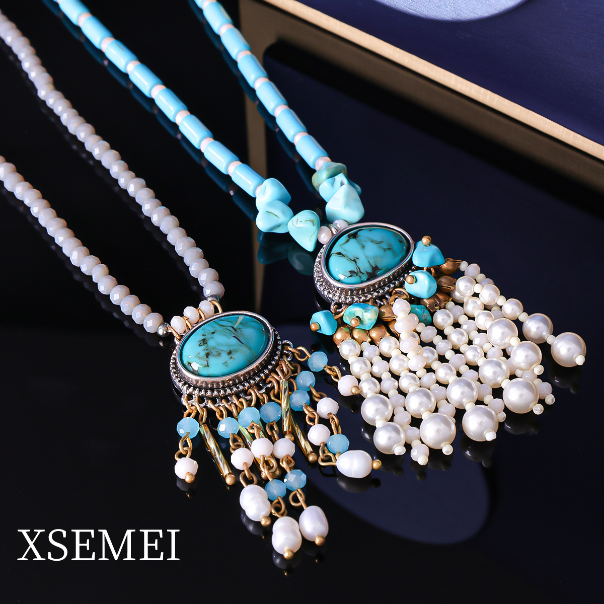 Bijoux de déclaration, chaîne  - Ethnic Fashion Photography avis et prix