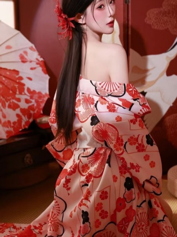 Peignoir de style japonais tra - Ethnic Fashion Photography avis et prix