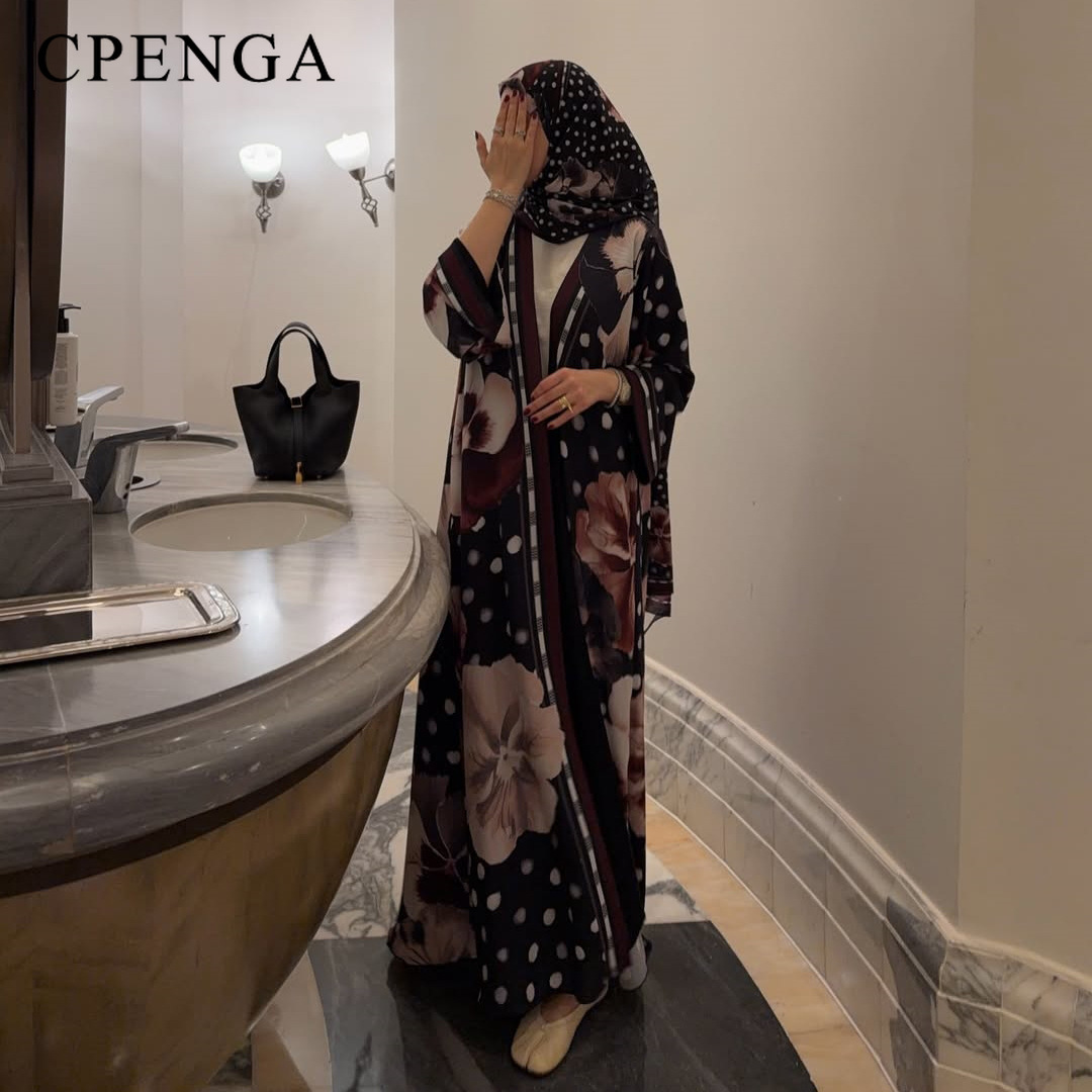 Abaya Hijab deux pièces à impr - Ethnic Gown avis et prix