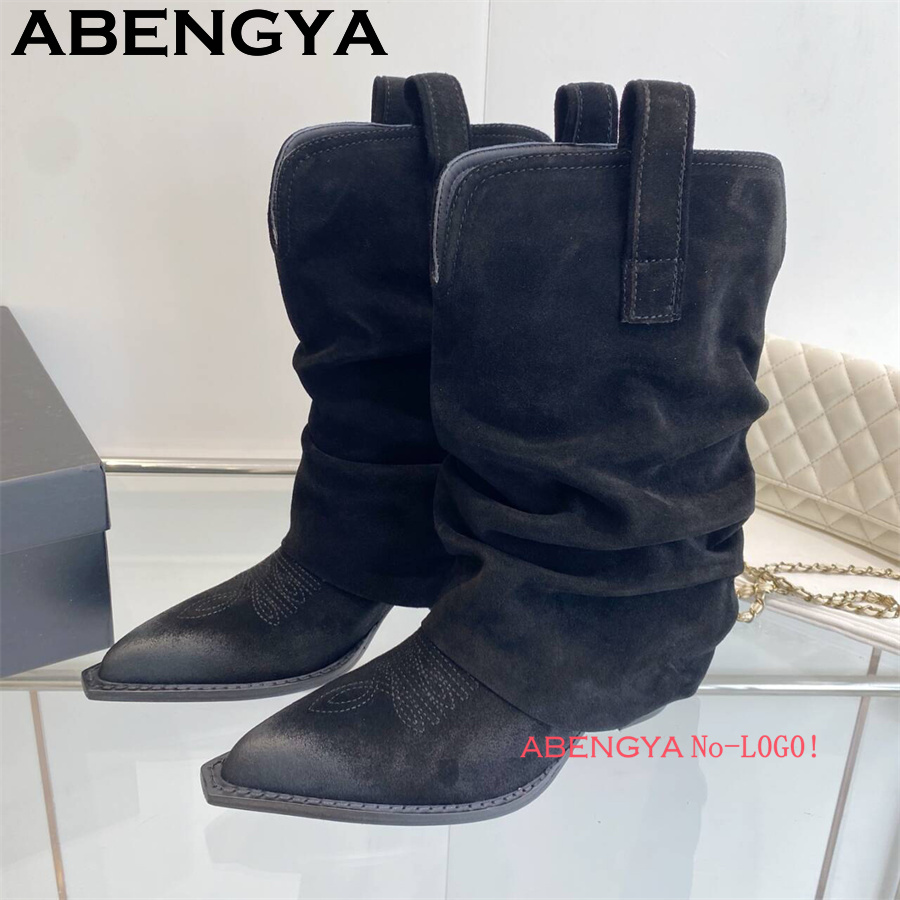 2025 hiver daim cuir plissé mi - Ethnic Fashion Week avis et prix